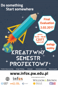 Finał 4. edycji Kreatywnego Semestru Projektowego Finał 4. edycji Kreatywnego Semestru Projektowego